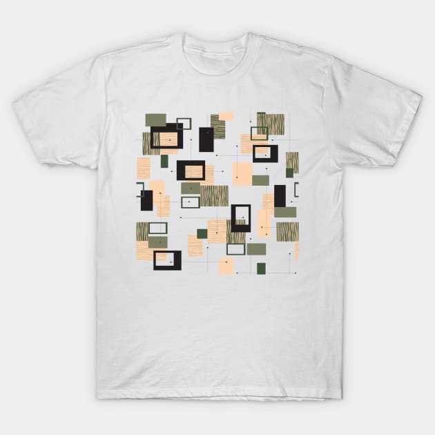 Mid Century Modern 10 T-Shirt by Makanahele